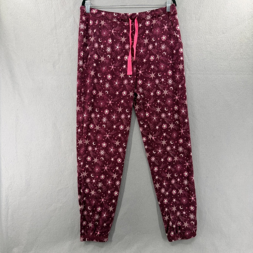 Jaclyn Intimates Pajama Pants Womens L Celestial Moon Jogger Lounge Whimsigoth